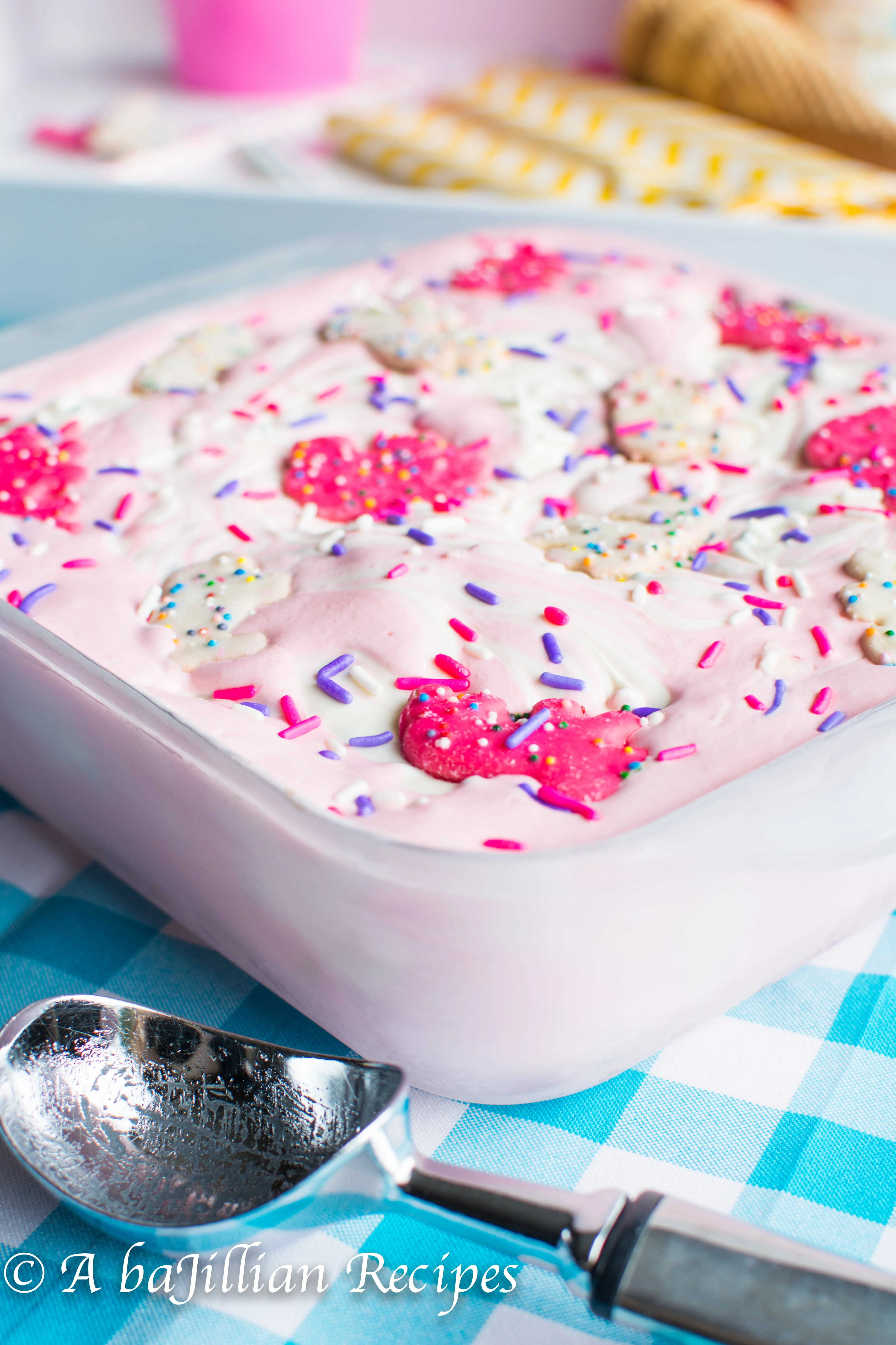Circus Animal Cookie Ice Cream| A baJillian Recipes