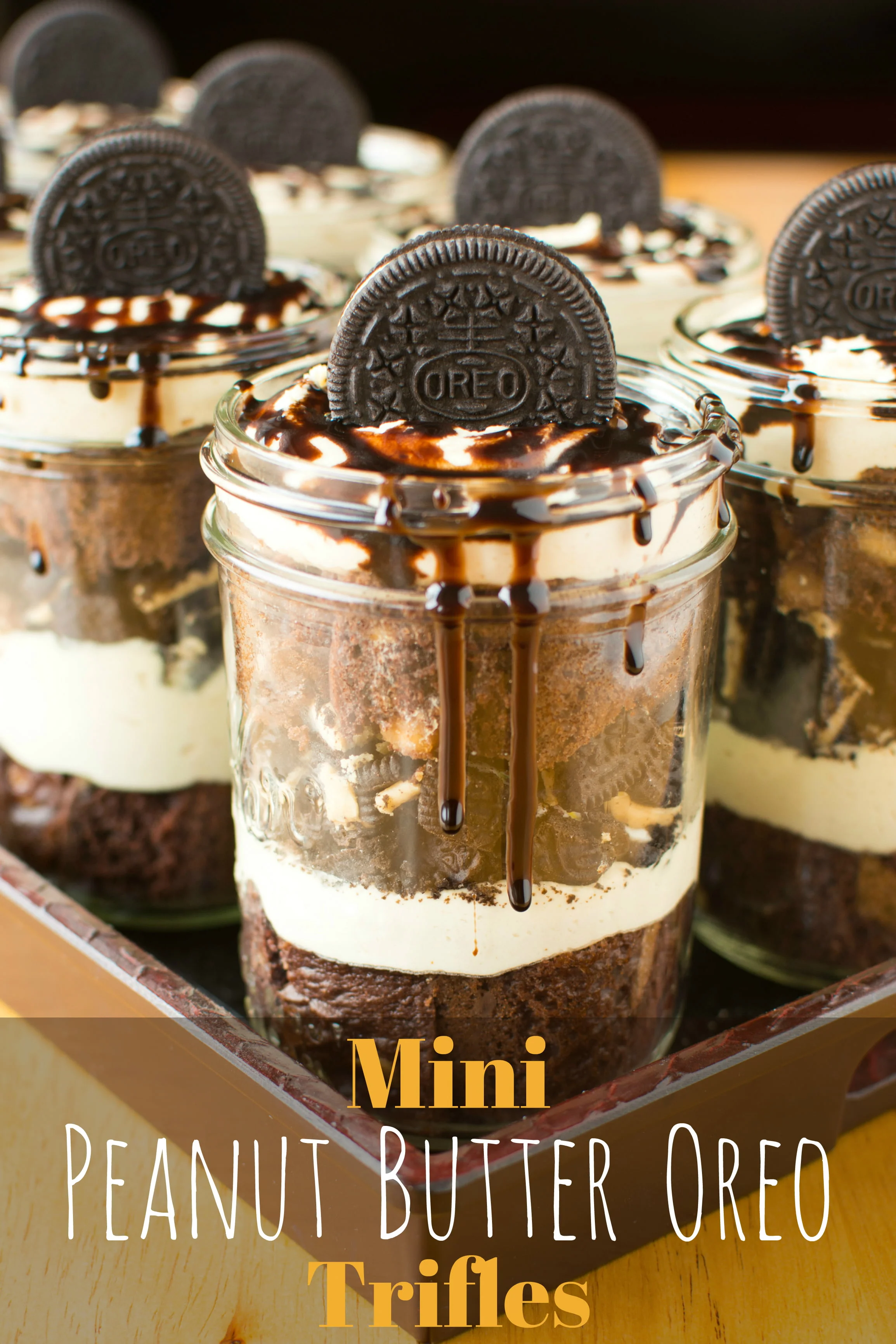 Mini Peanut Butter Oreo Trifles | A baJillian Recipes