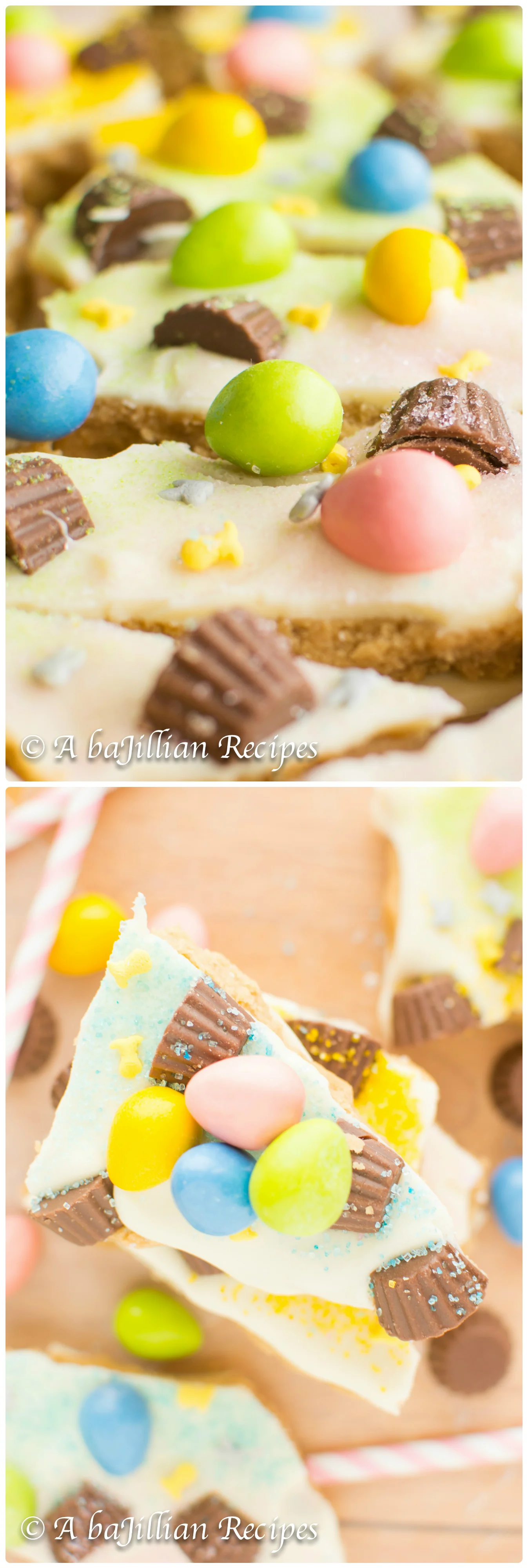 Peanut Butter Cookie Dough Bark | A baJillian Recipes