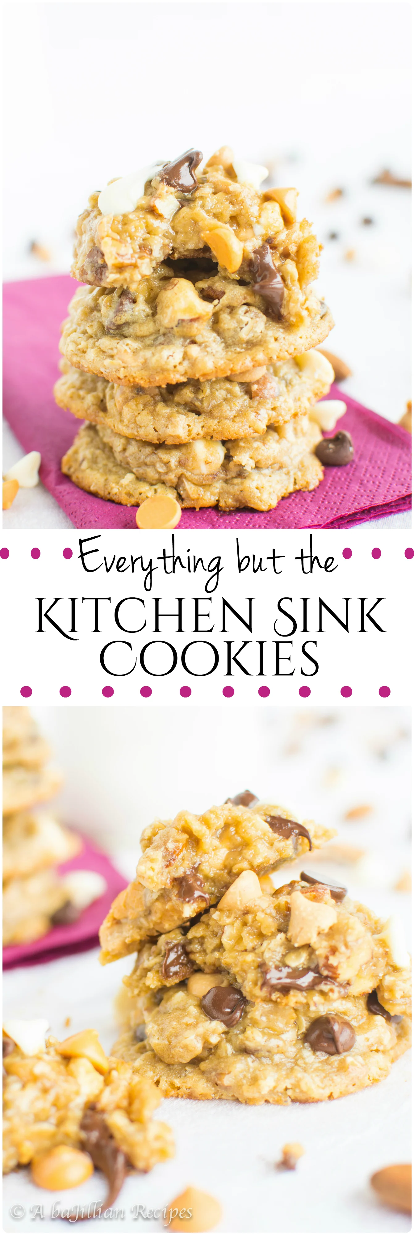 Kitchen Sink Cookies | A baJillian Recipes