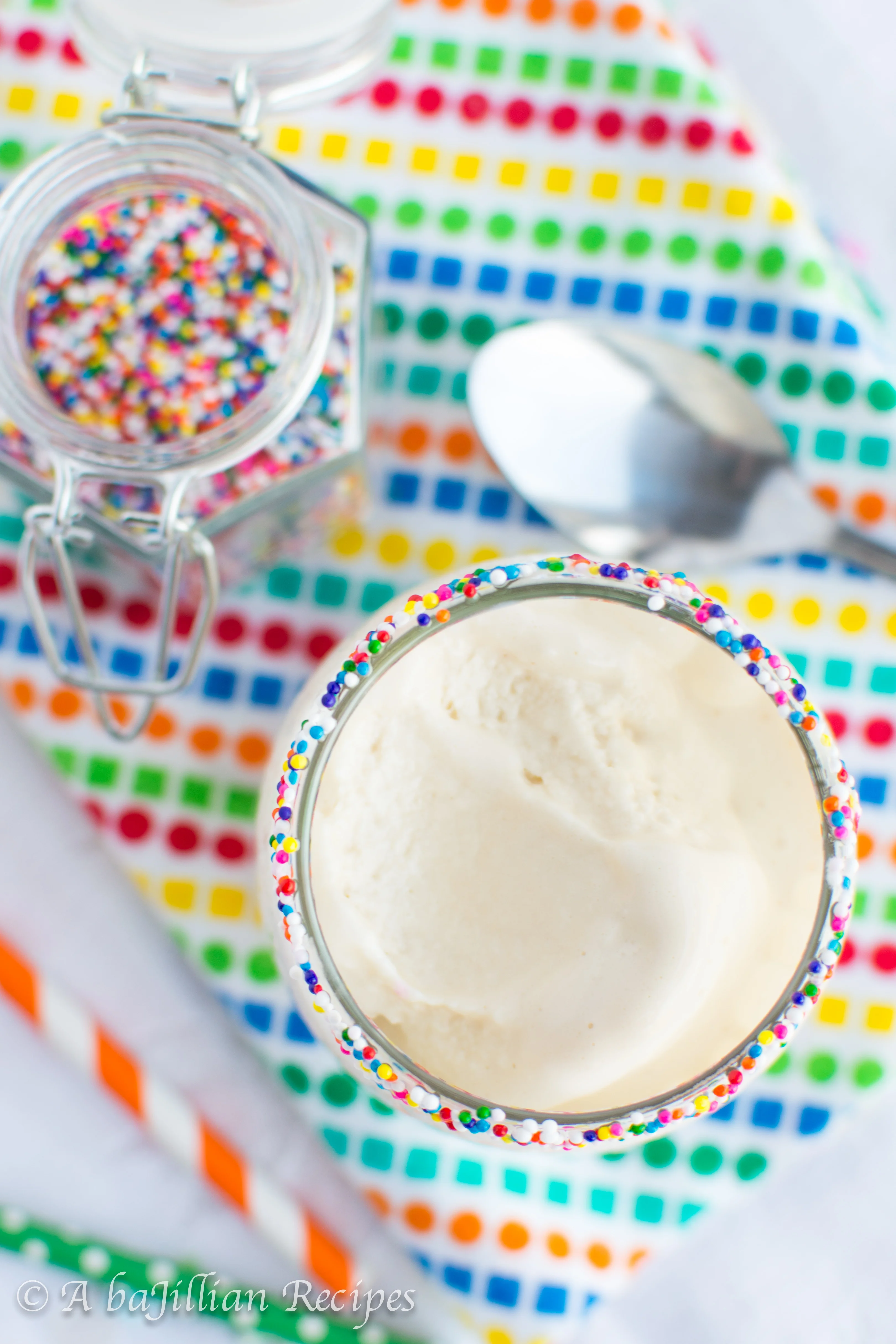 Cake Batter Frosty | A baJillian Recipes
