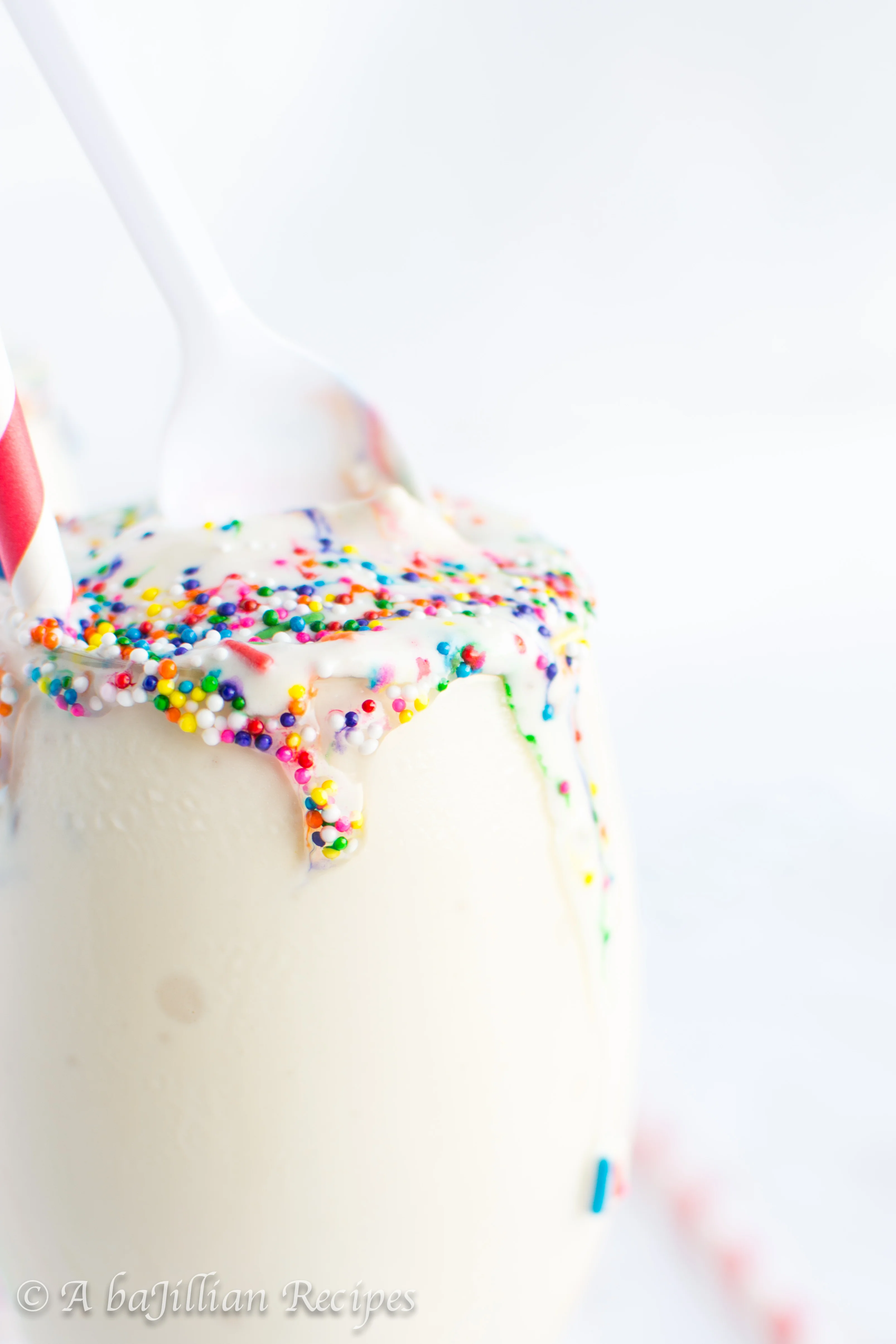 Cake Batter Frosty | A baJillian Recipes