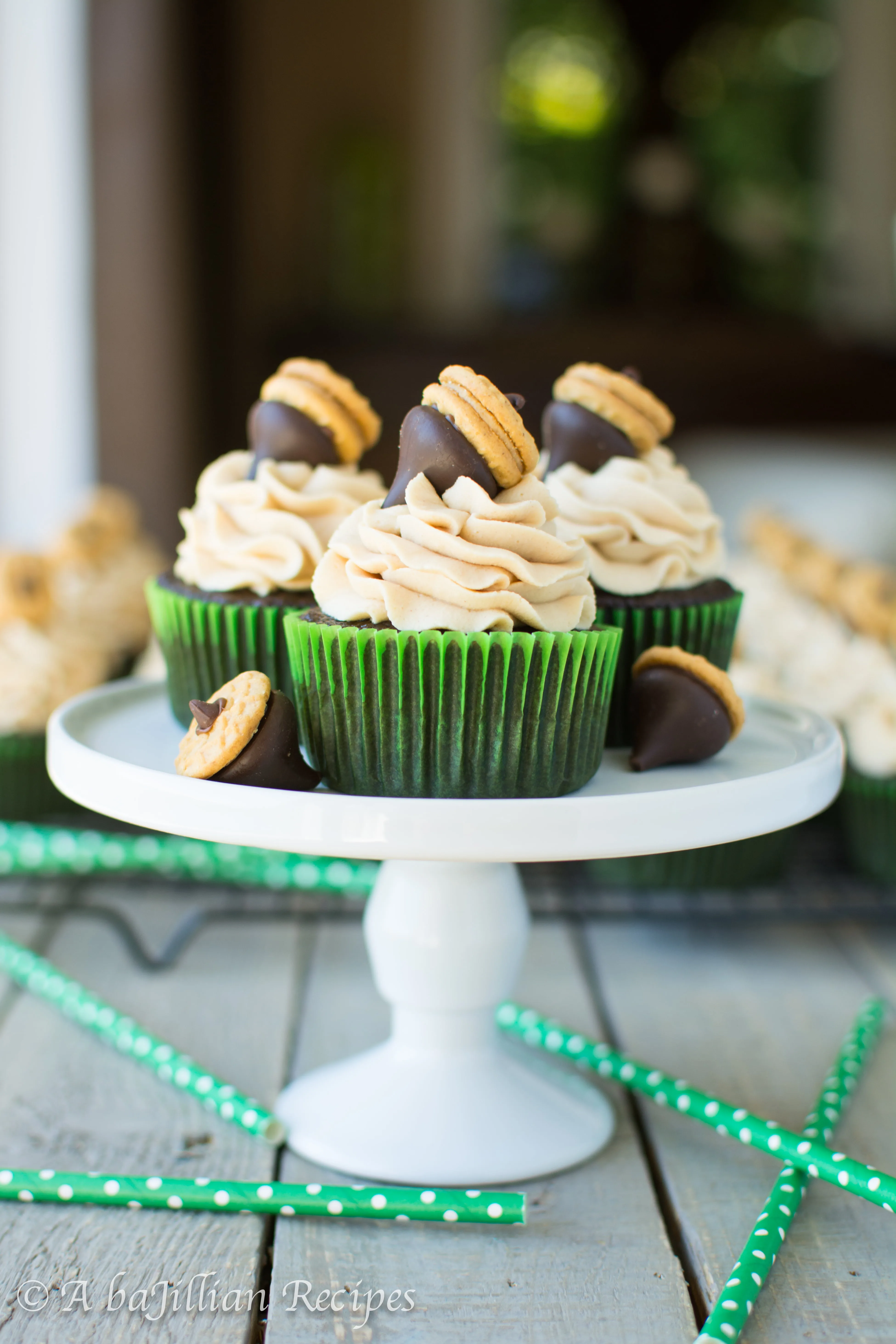 moist-chocolate-cupcakes-with-peanut-butter-frosting-abajillianrecipes.com