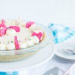 Golden Birthday Cake Oreo crust, sweet Circus Animal Truffle filling, fluffy white chocolate mousse...this no-bake Circus Animal Cookie Truffle Pie just screams childhood dreams!