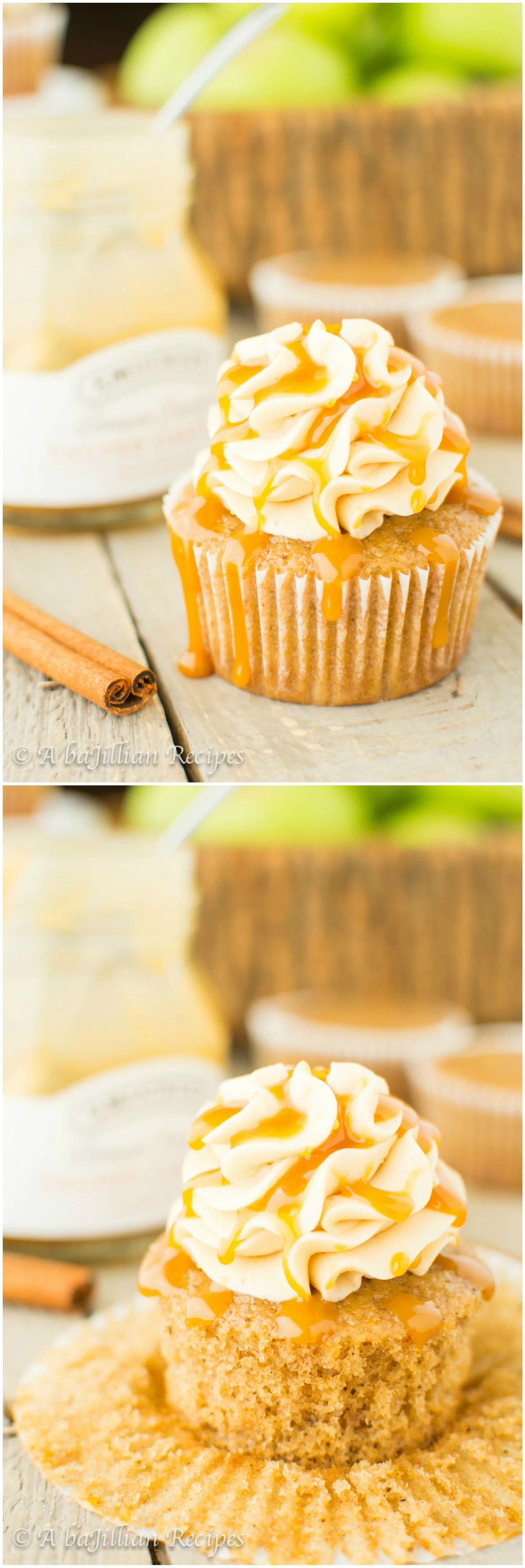 caramel-apple-cupcakes-abajillianrecipes-com