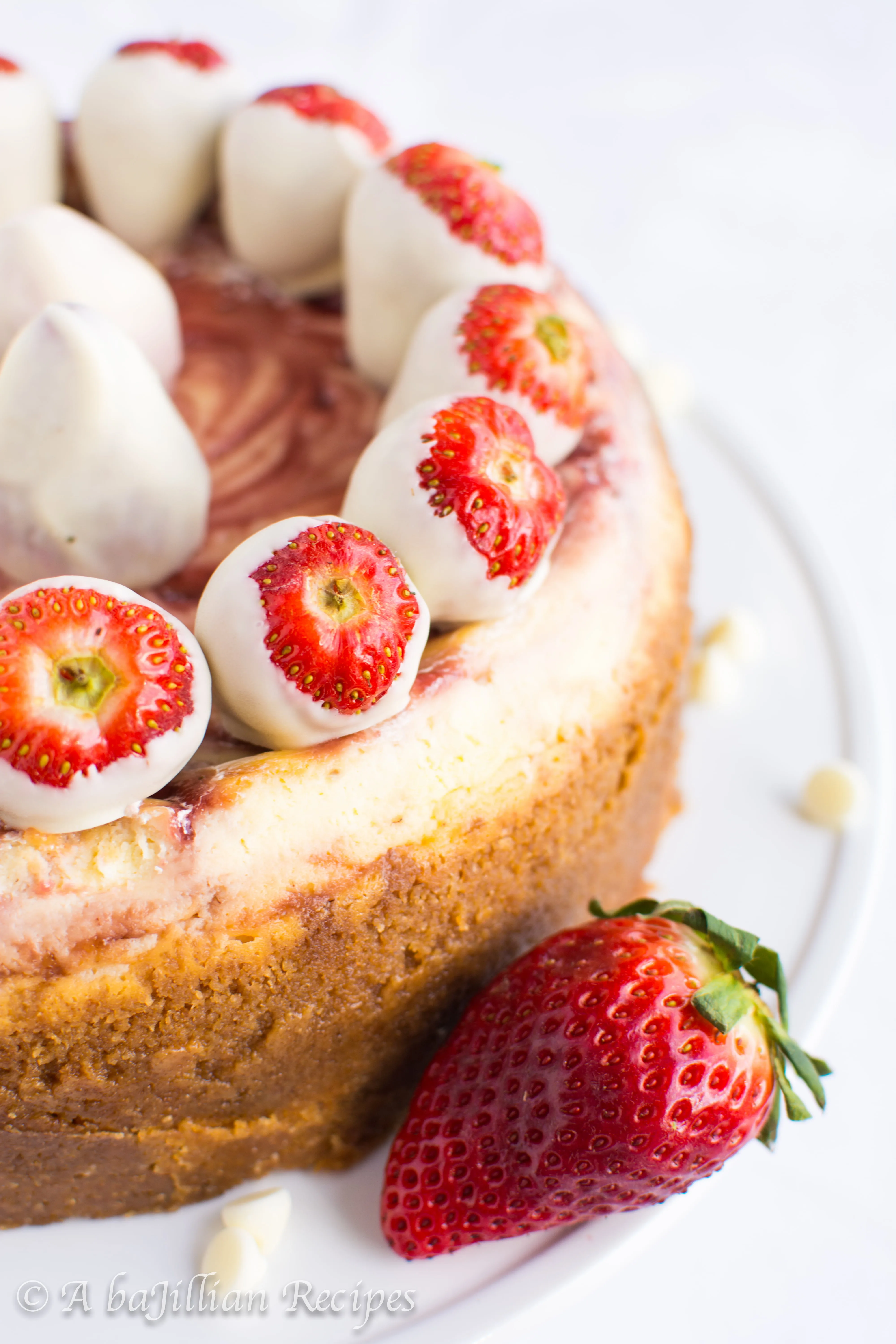 White-Chocolate-Strawberry-Cheesecake-abajillianrecipes.com-2