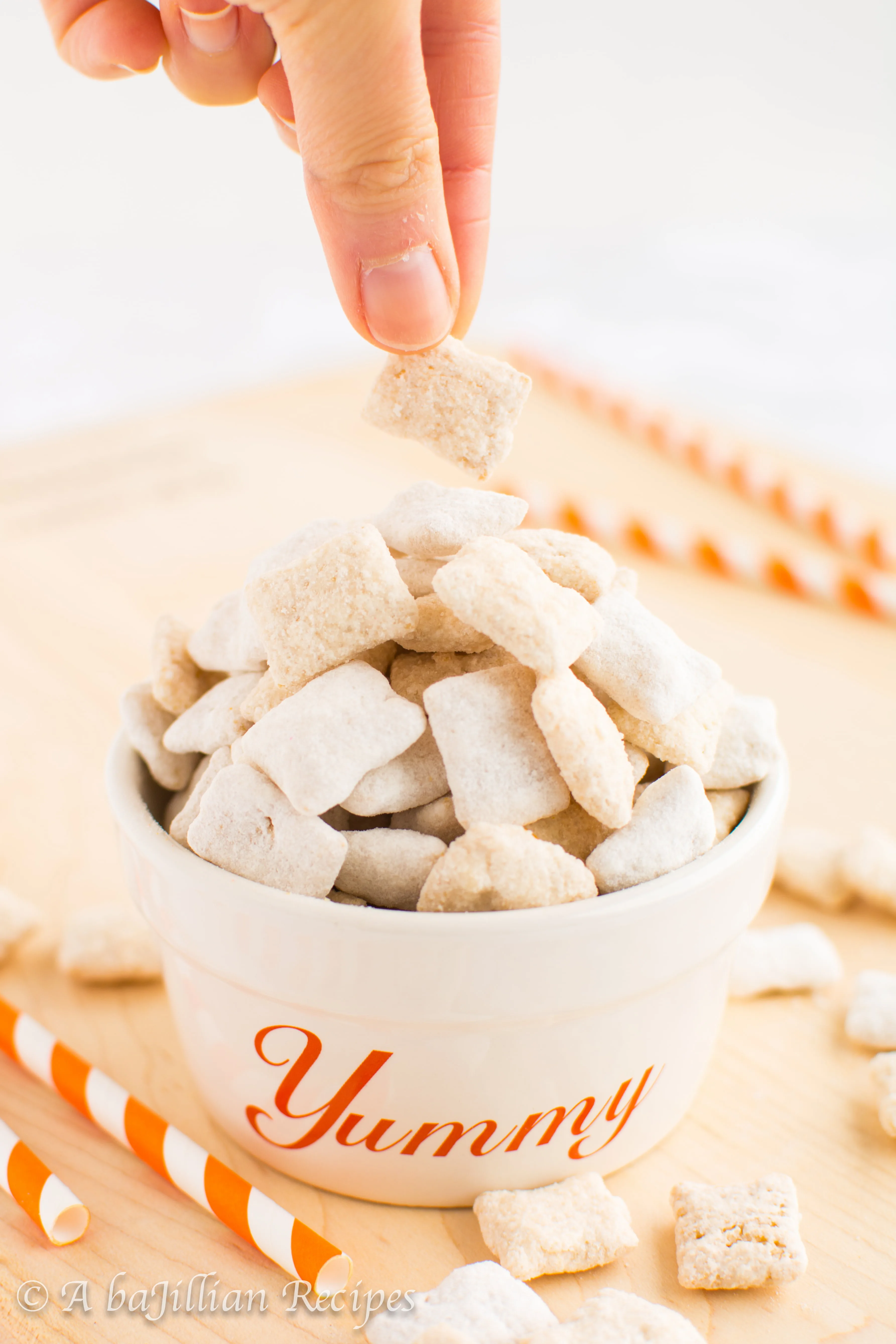 Orange Creamsicle Muddy Buddies | A baJillian Recipes-5