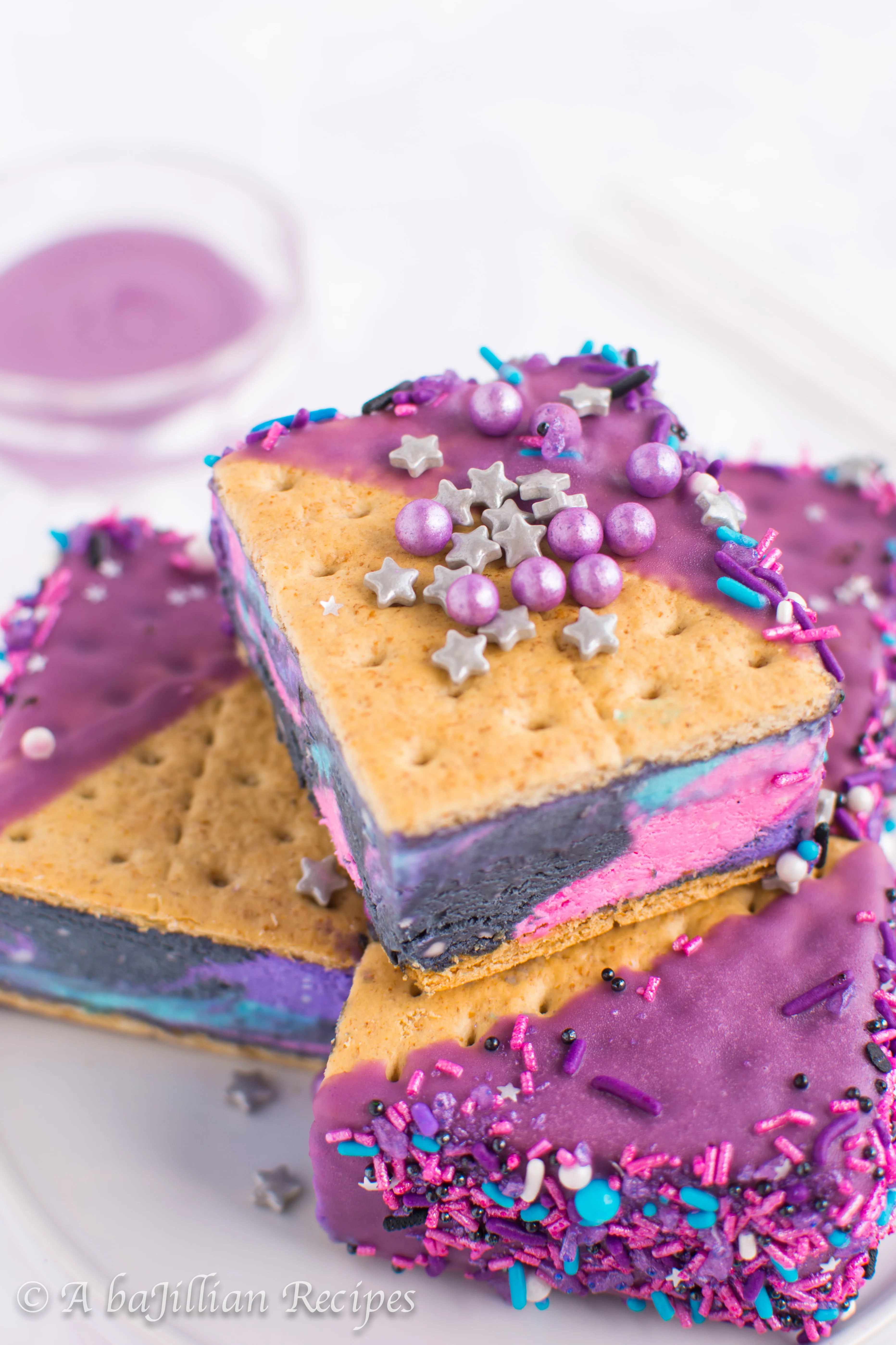 Galaxy Ice Cream Sandwiches | A baJillian Recipes-15