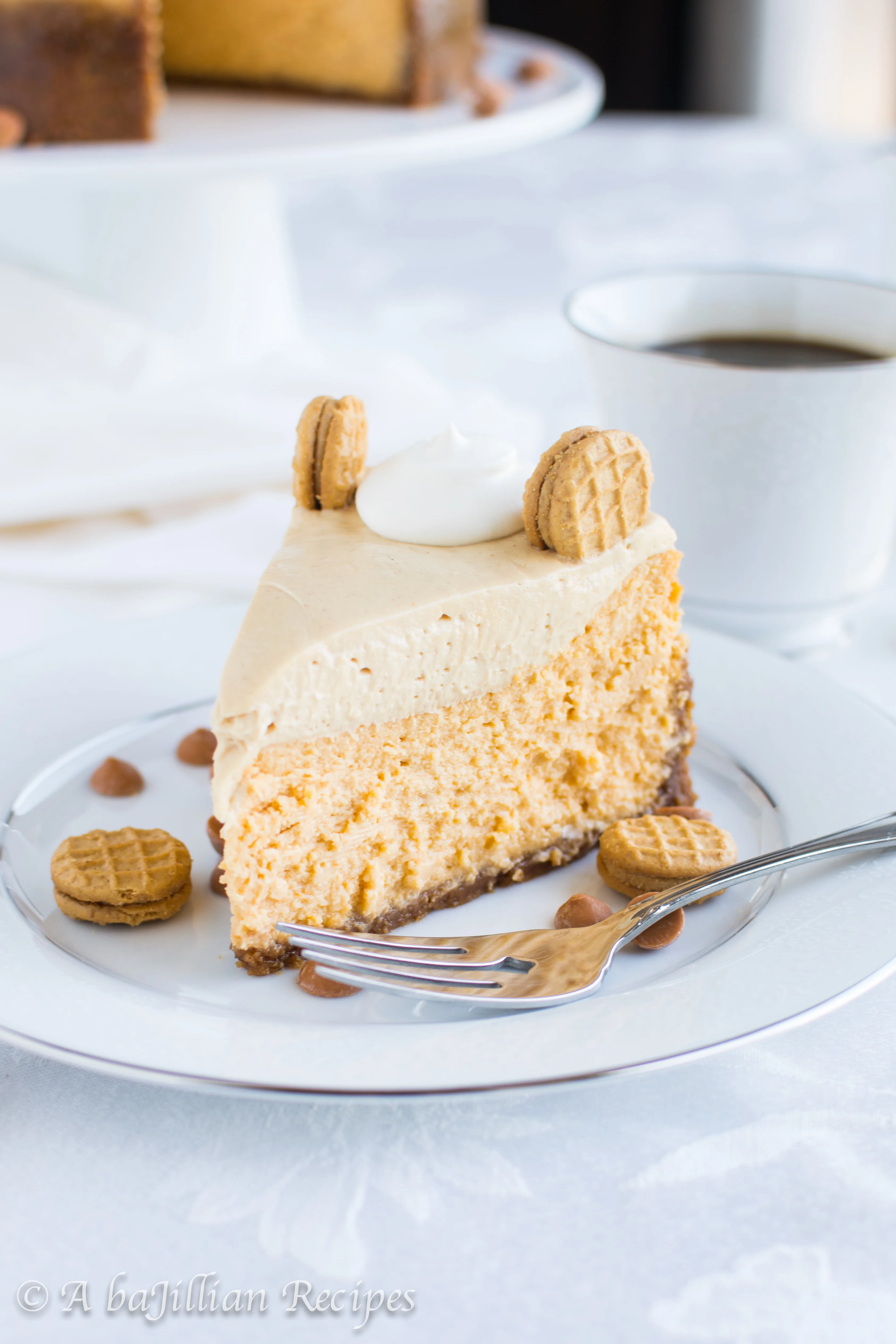 Peanut Butter Butterscotch Cheesecake | A baJillian Recipes-14