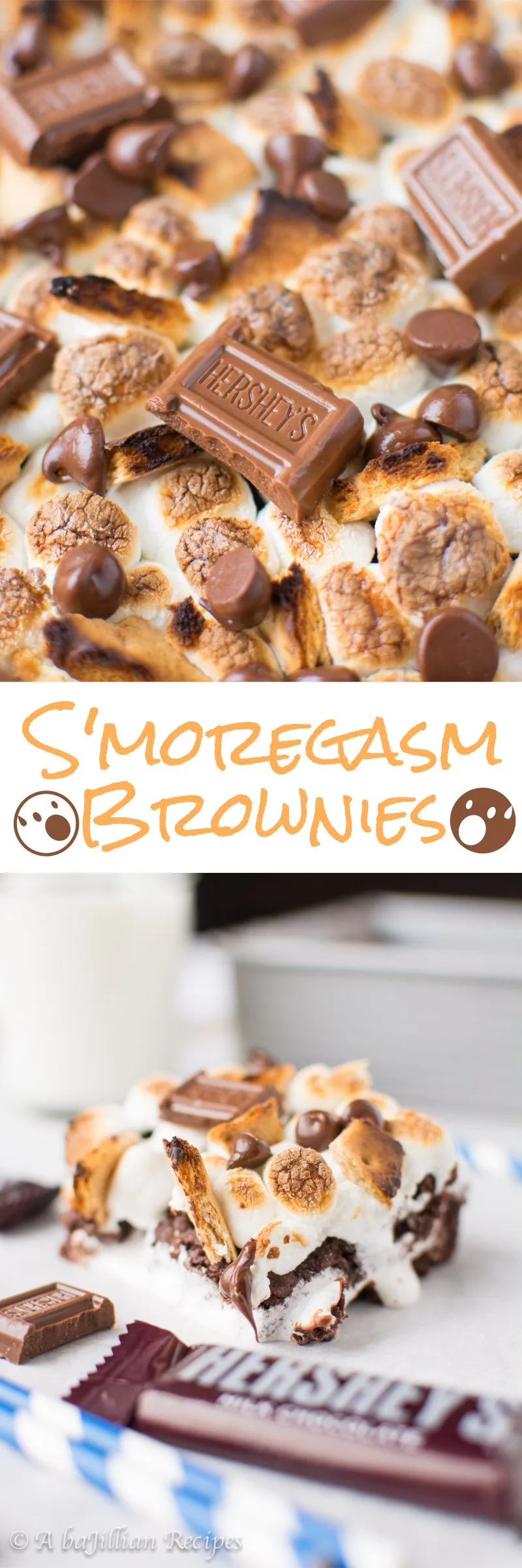 Smoregasm Brownies (collage)