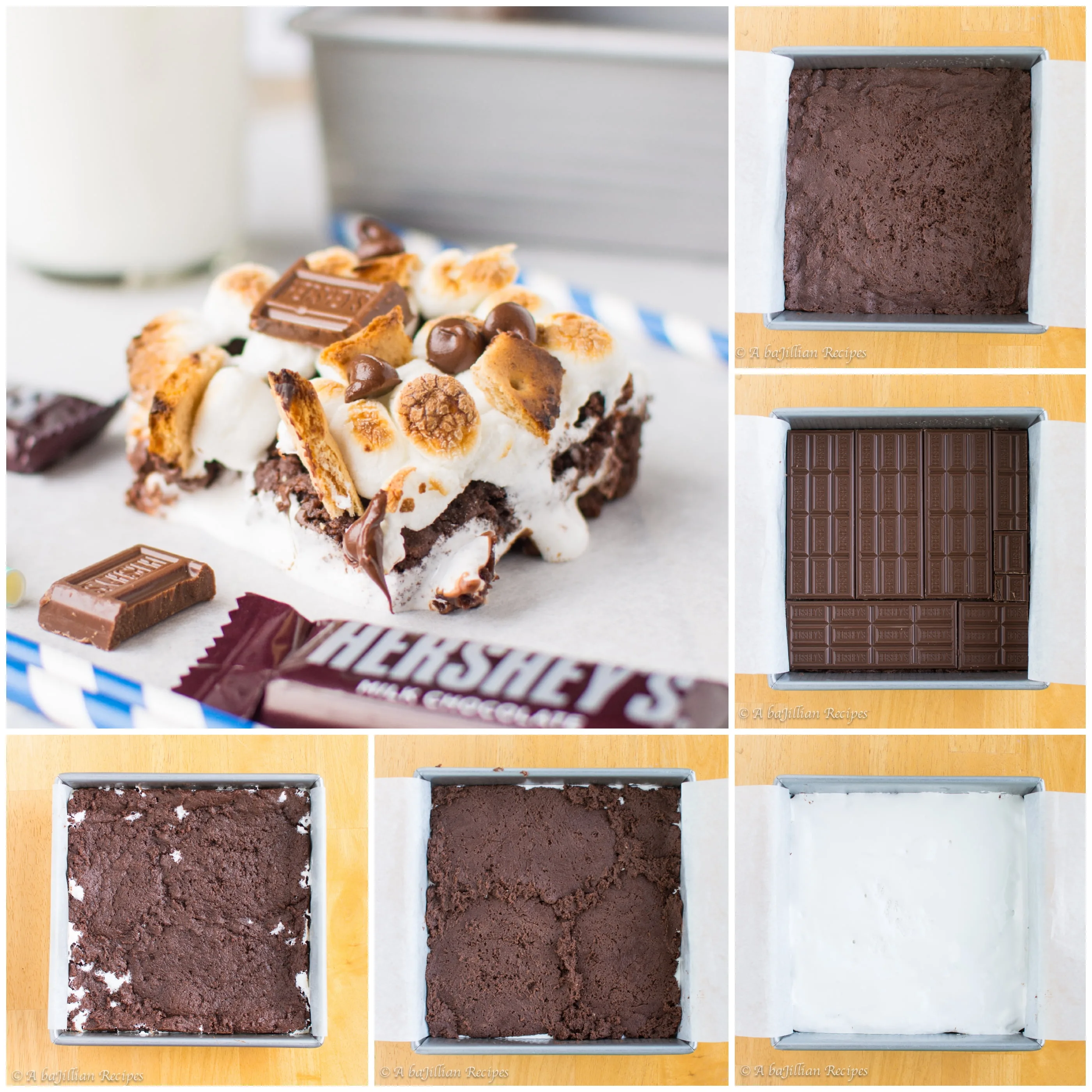 S'moregasm Brownies (collage2)