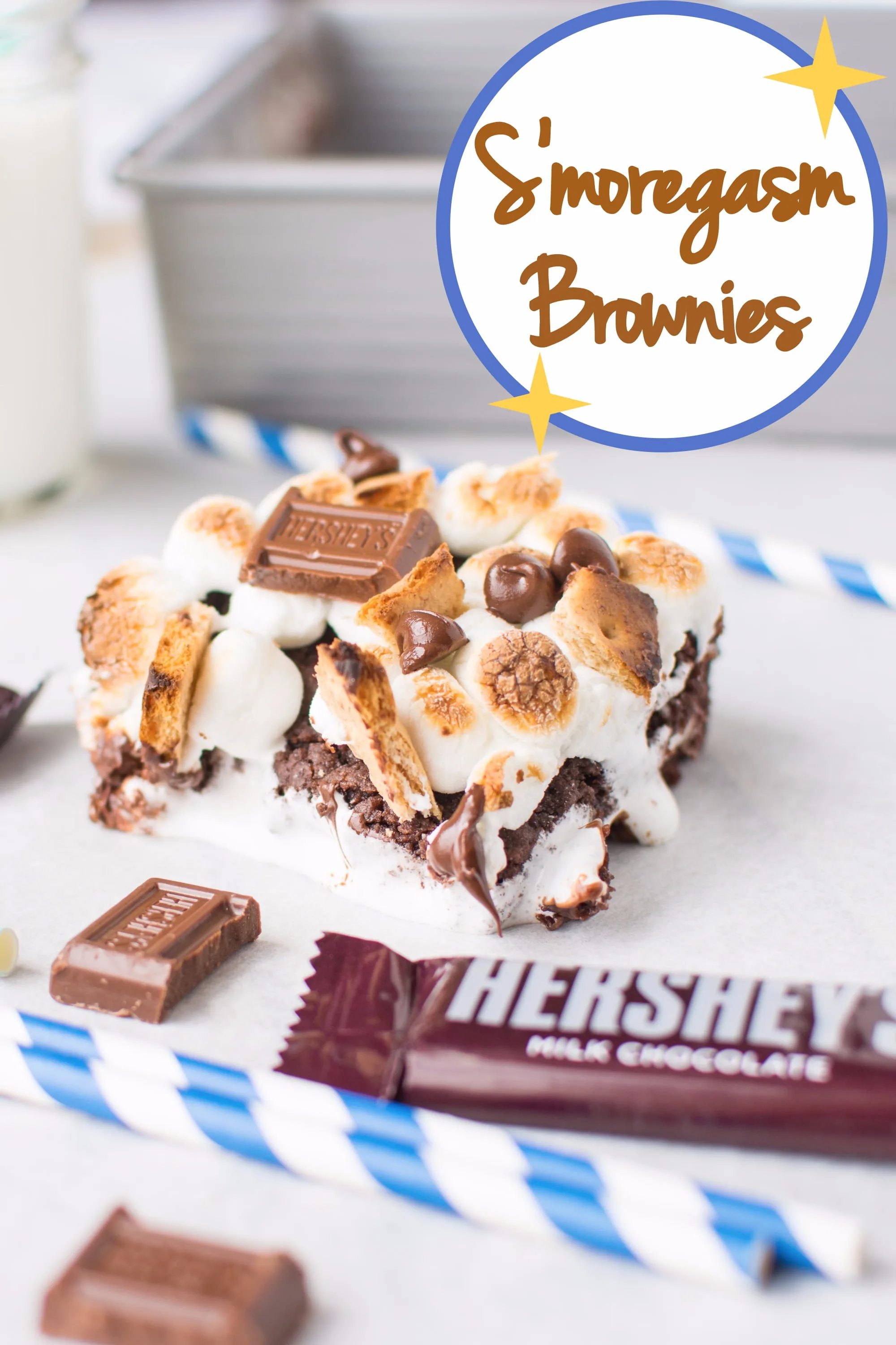 Smoregasm Brownies (title)