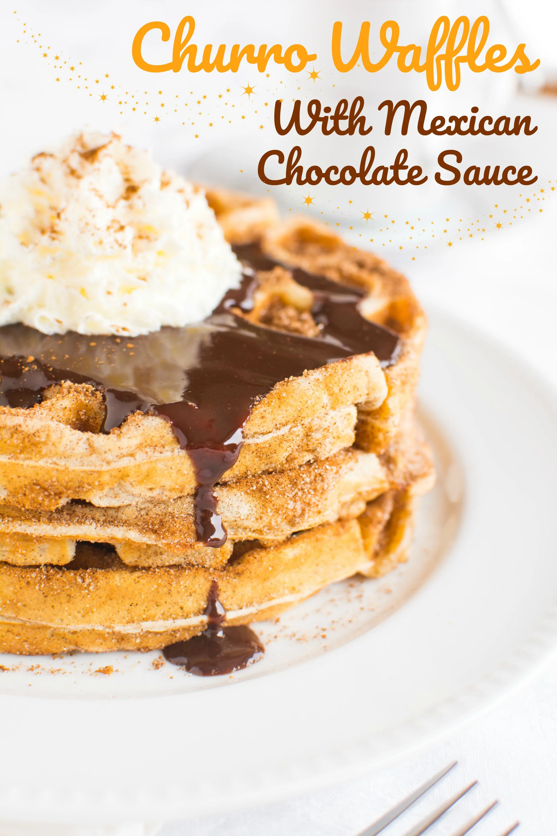 Churro Waffles - A baJillian Recipes-11(title)