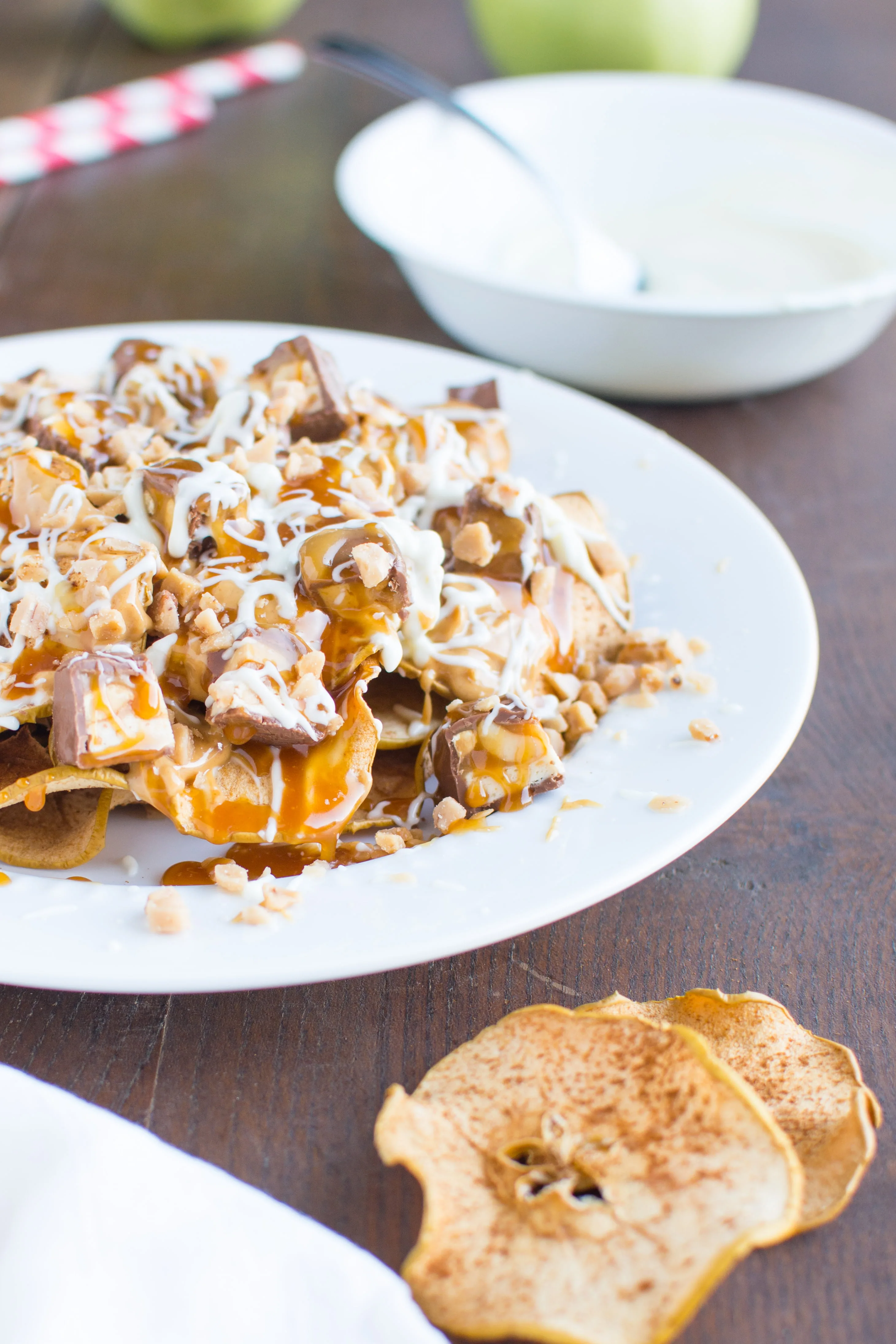 Loaded Apple Chip Nachos - A baJillian Recipes-13