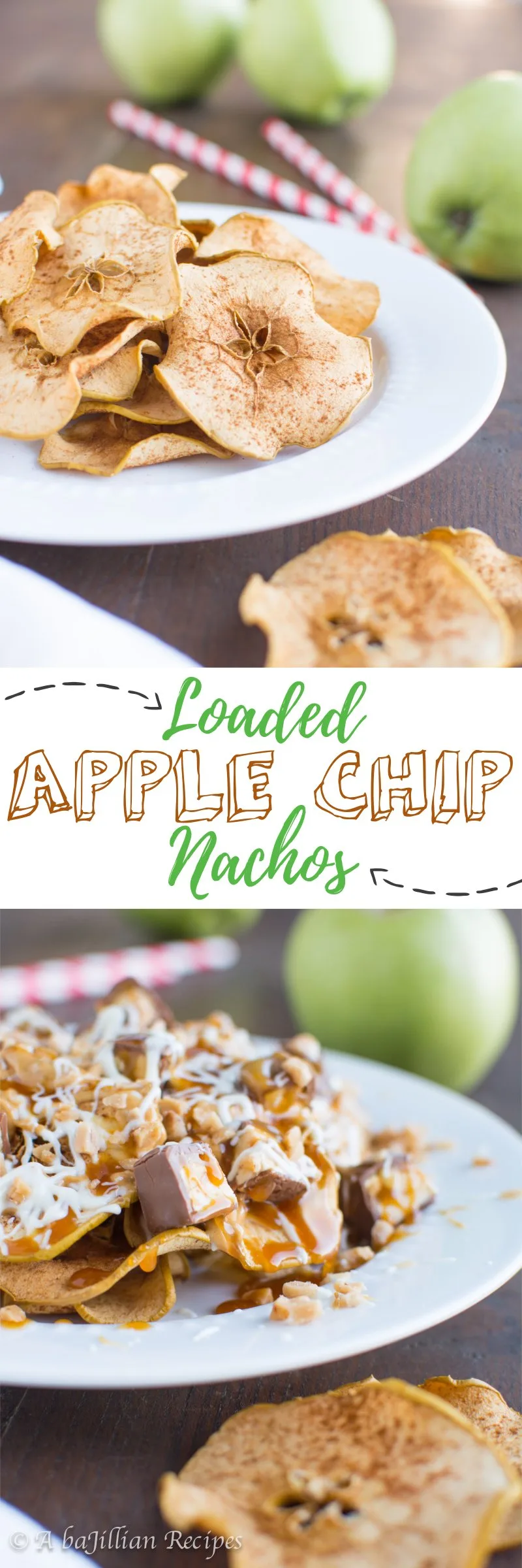 Loaded Apple Chip Nachos (collage)