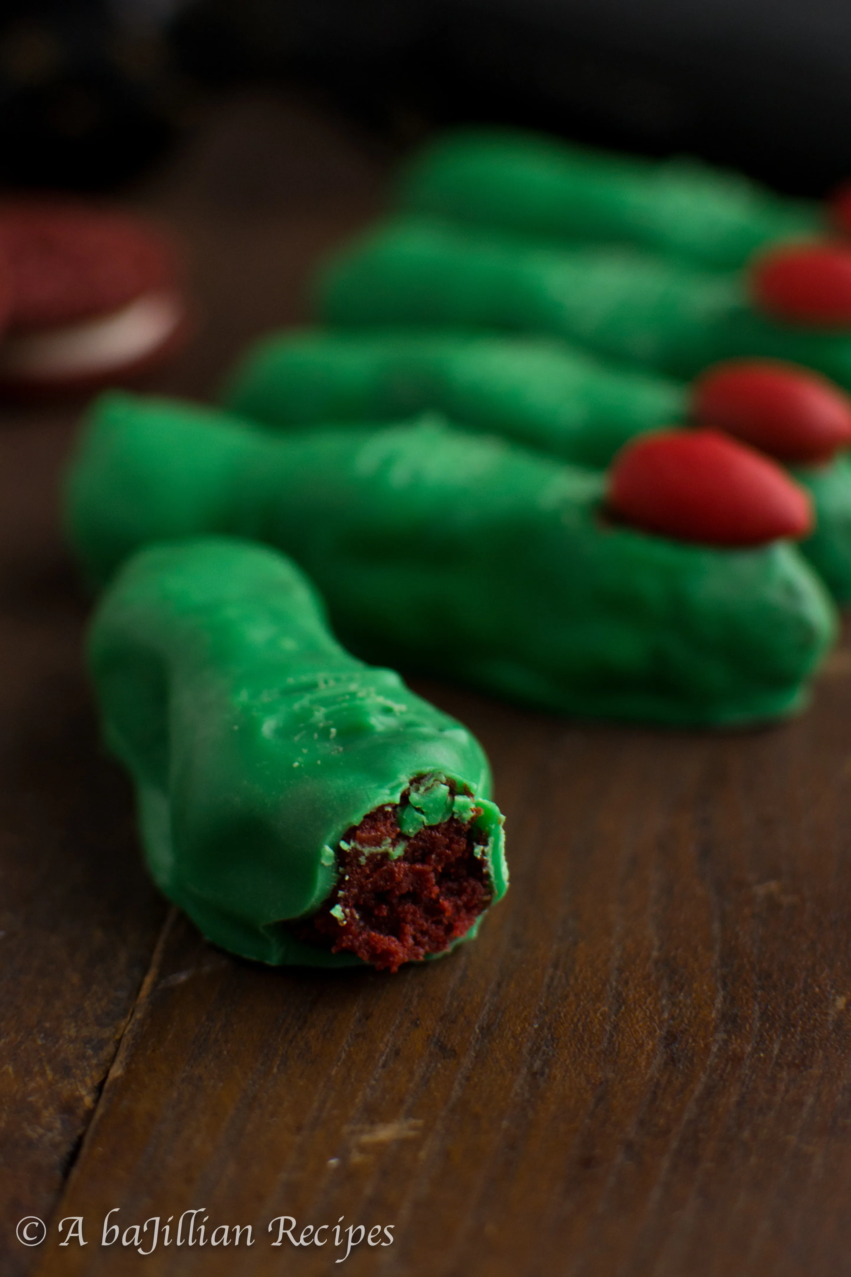 Red Velvet Oreo Truffle Witch Fingers - A baJillian Recipes-2