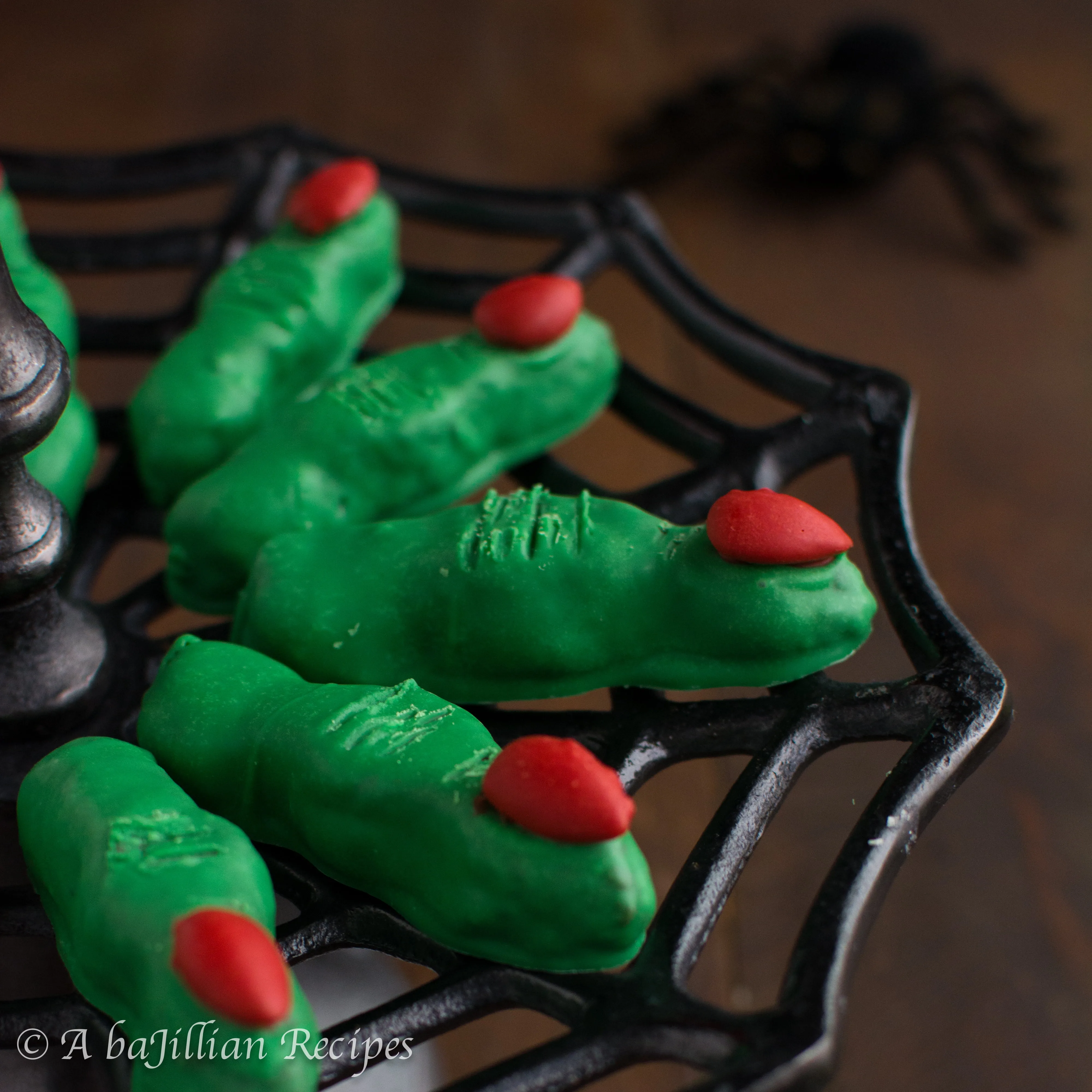 These Red Velvet Oreo Truffle "Witch Fingers" are not only spookishly simple to make, but they're also devilishly delicious!