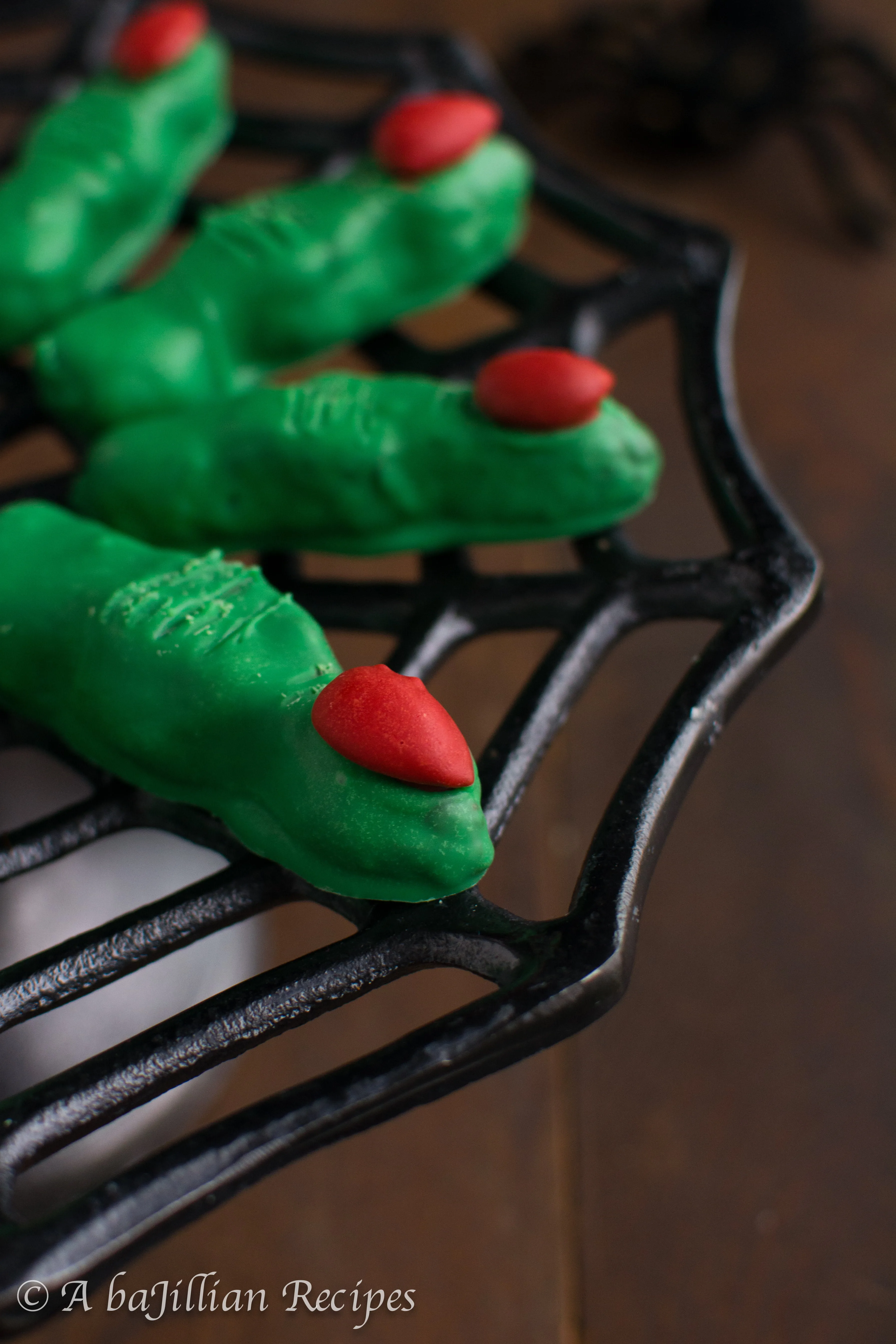 Red Velvet Oreo Truffle Witch Fingers - A baJillian Recipes-7