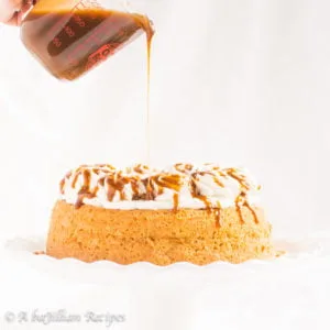 Tres Leches Cake gets a buttery new makeover with the luscious addition of homemade toffee sauce!