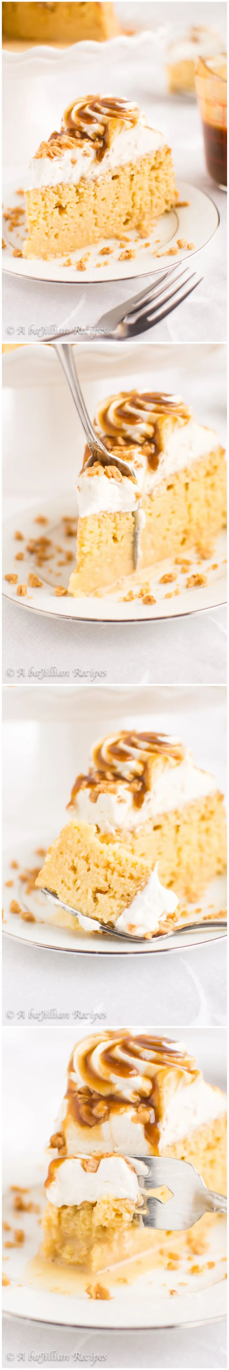 Toffee Tres Leches Cake - A baJillian Recipes1