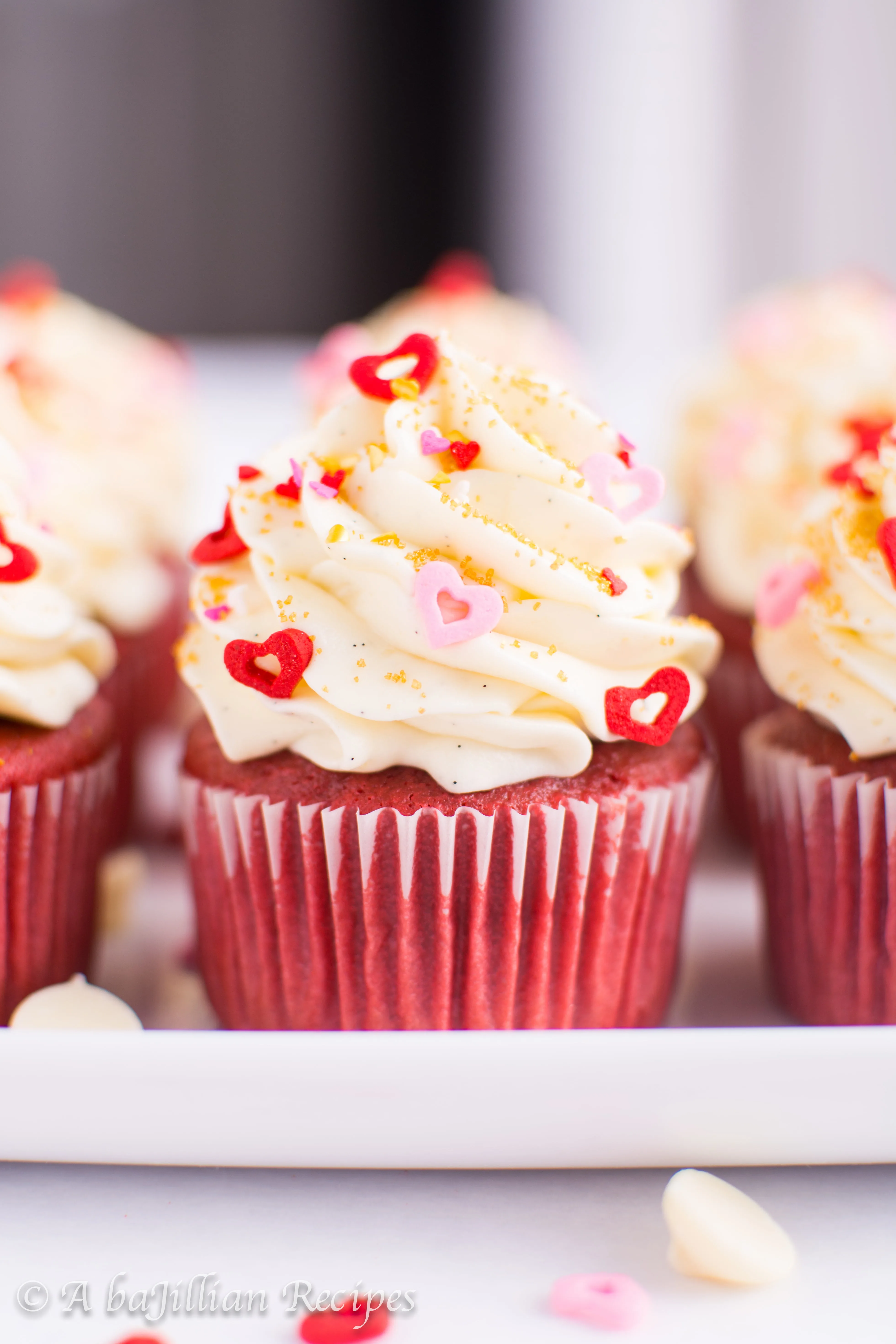 Red Velvet Cupcakes | A baJillian Recipes-2