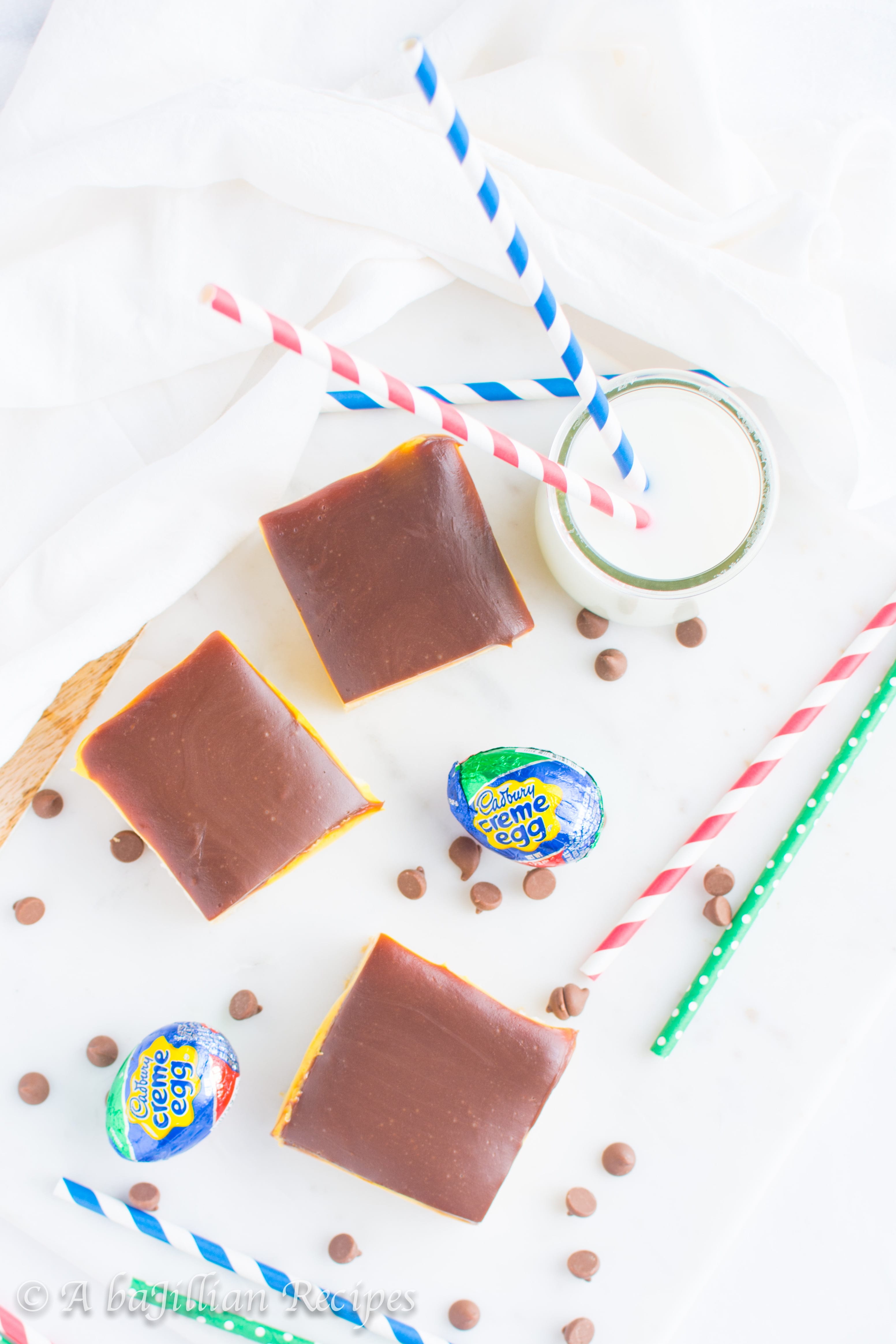 Cadbury Creme Egg Cookie Bars | A baJillian Recipes-4