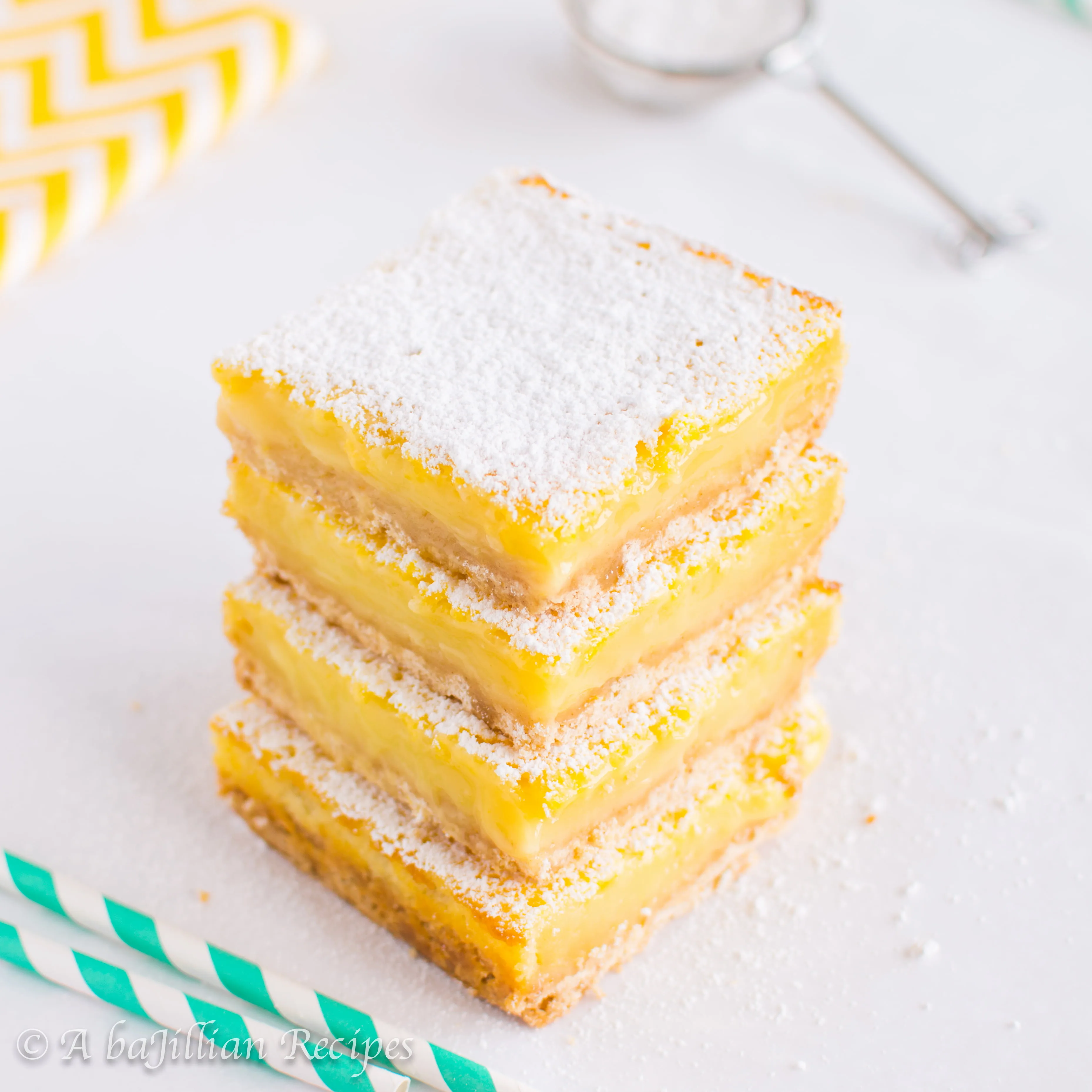 Revamping the classic lemon bar with a browned butter shortbread crust!