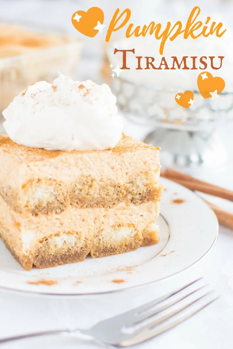 A traditional Italian dessert given an Autumn spin complete with delicate layers of espresso-soaked sponge cake and creamy pumpkin mascarpone filling!