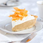 Homemade Butterscotch Pie complete with a rich, brown sugary butterscotch custard, a flaky crust and fluffy whipped cream!