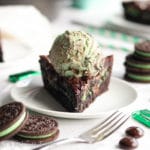 A warm and deliciously dark chocolatey cookie loaded with crunchy mint Oreos, creamy Junior Mints, and sweet Andes Mints!