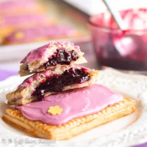 This homemade version of a breakfast classic is made with sweet blackberry filling, deliciously flakey pie crust, and blackberry icing!
