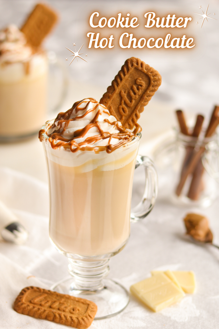 Cookie Butter Hot Chocolate - A baJillian Recipes