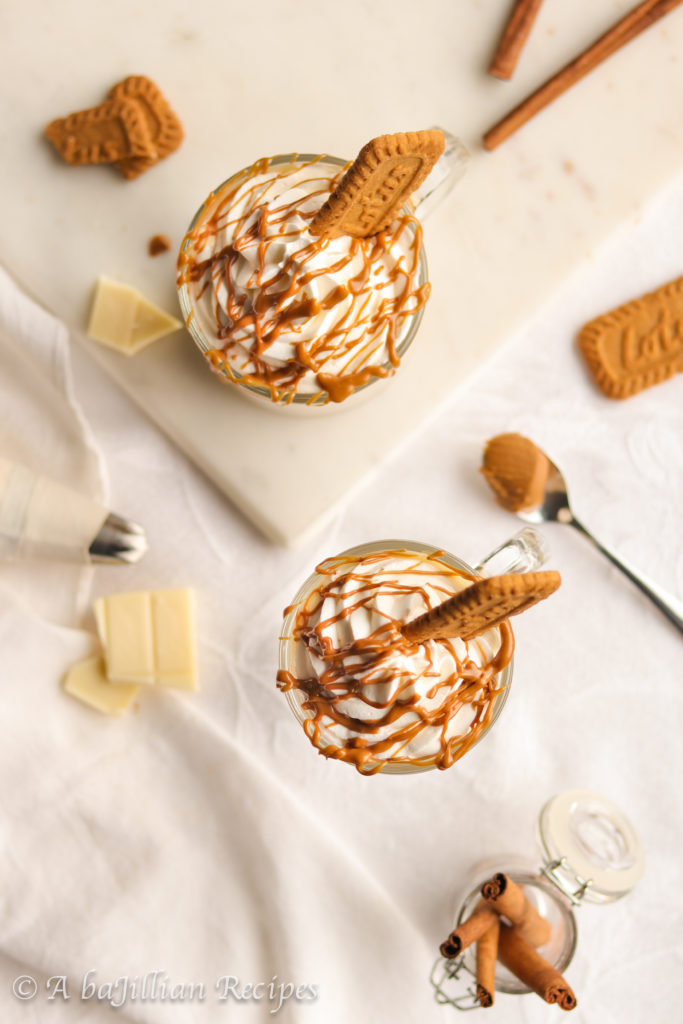 Cookie Butter Hot Chocolate - A baJillian Recipes
