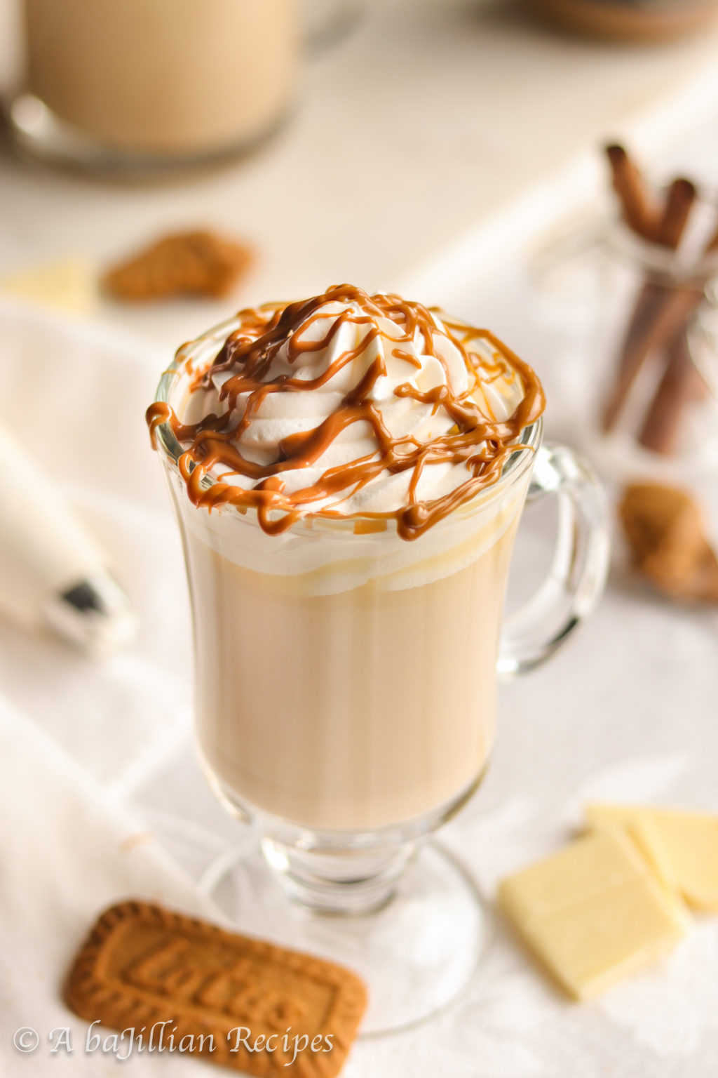 Cookie Butter Hot Chocolate - A baJillian Recipes