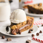 An extra large and deliciously doughy chocolate chip cookie infused with brown butter, and STUFFED with a lusciously smooth layer of rich Nutella!