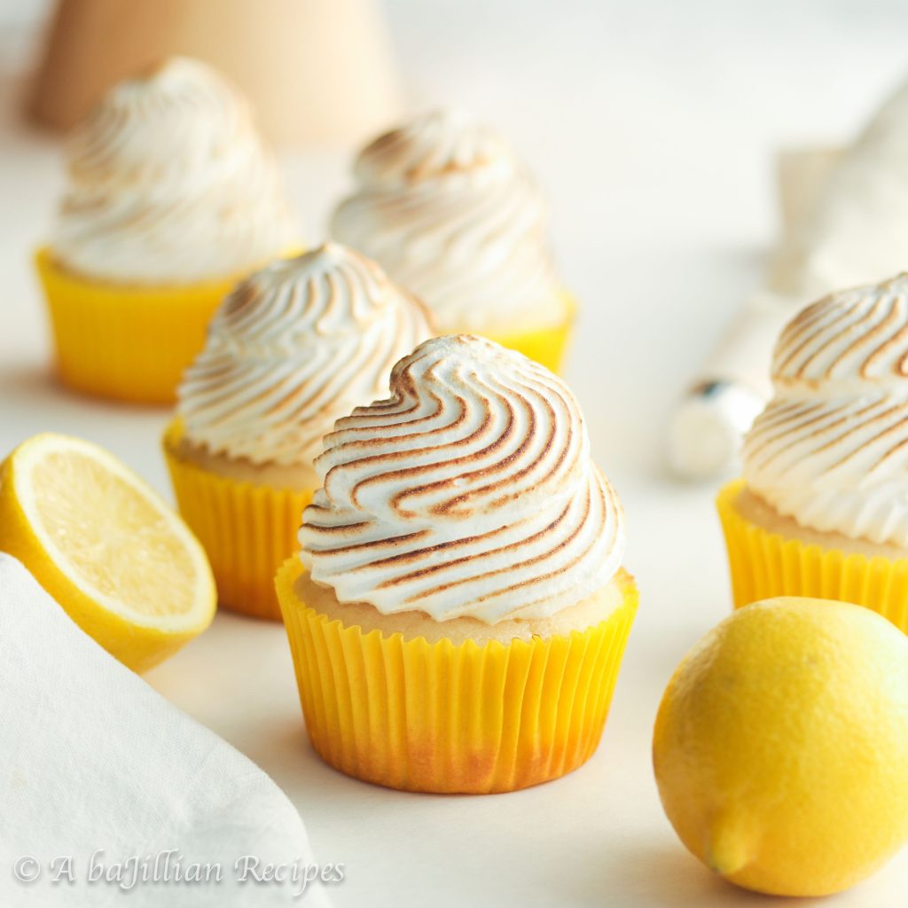 Lemon Meringue Cupcakes - A baJillian Recipes