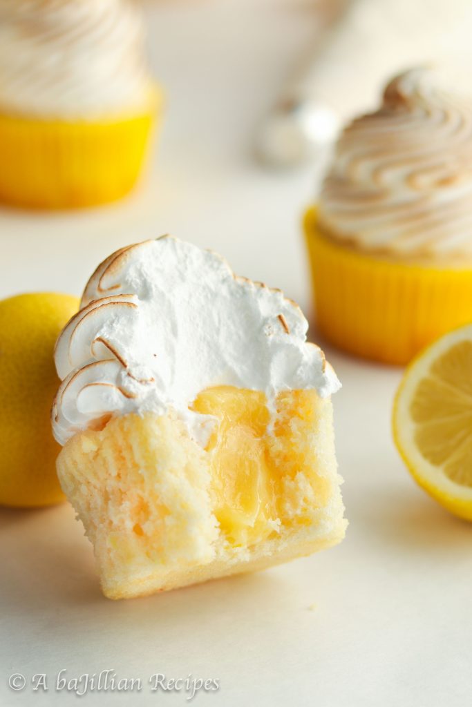 Lemon Meringue Cupcakes - A baJillian Recipes
