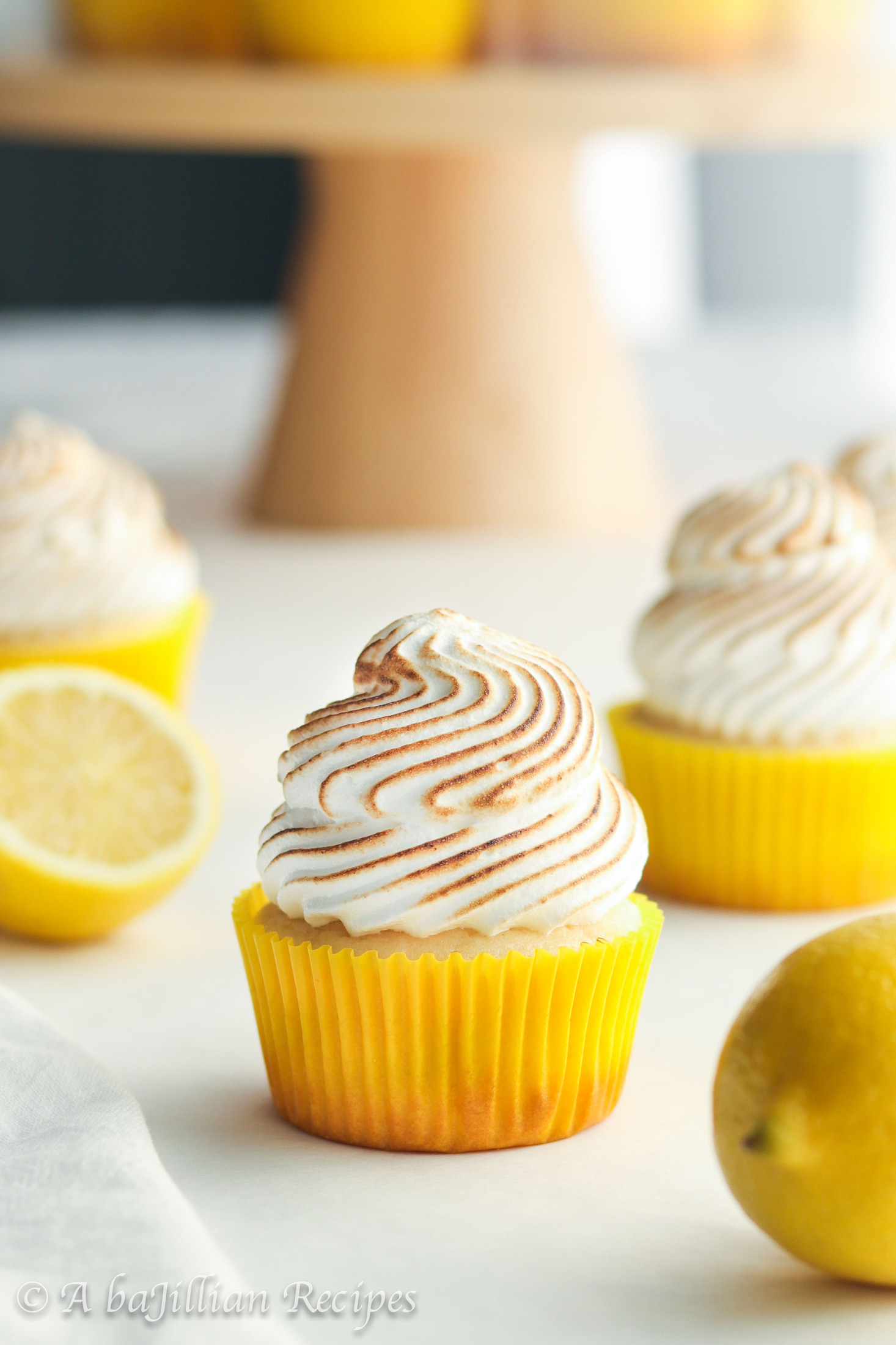 Lemon Meringue Cupcakes | A baJillian Recipes - A baJillian Recipes
