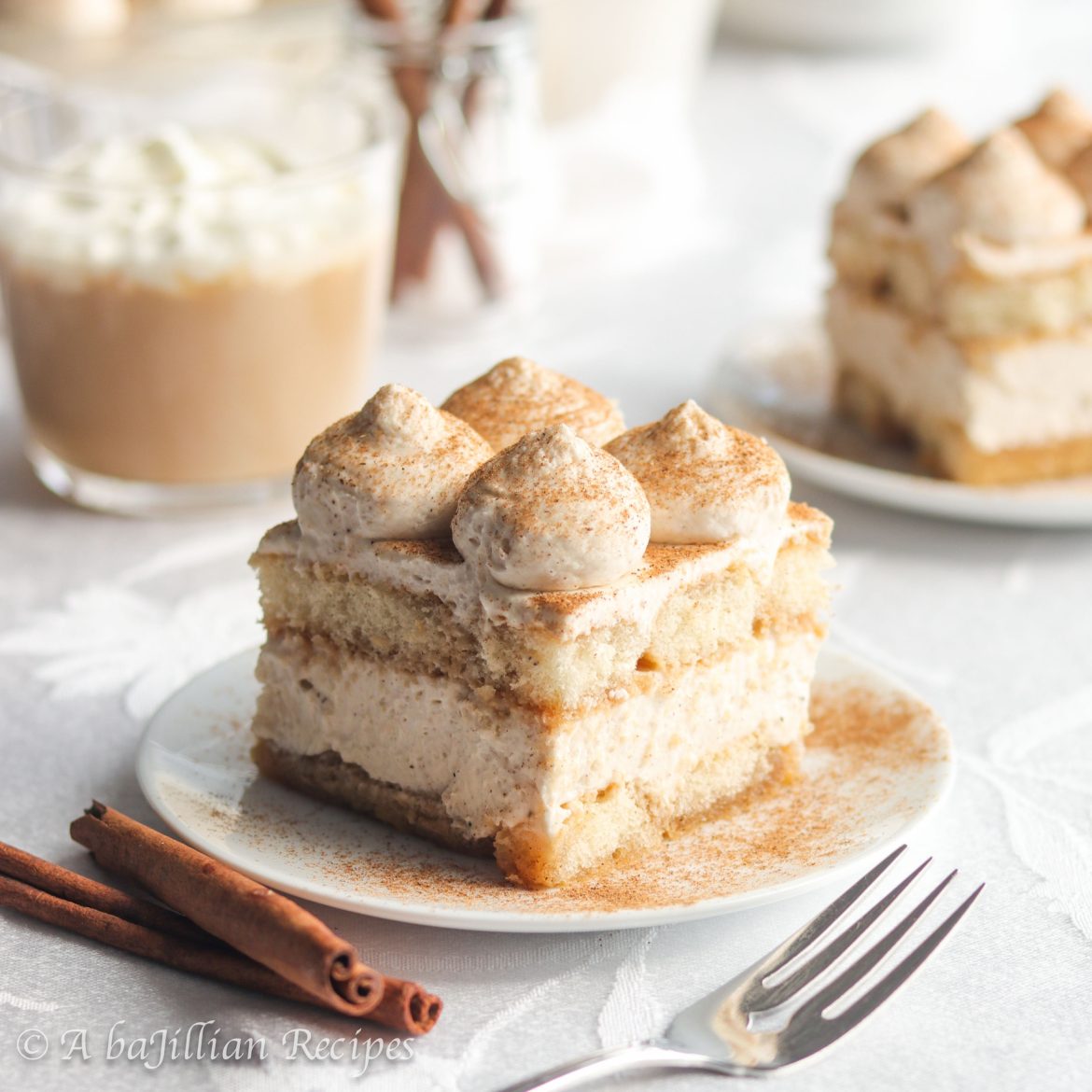Luscious layers of sweetened chai syrup-soaked ladyfingers and fluffy chai-spiced mascarpone cream filling come together to make an Indian-inspired version of a classic Italian dessert!
