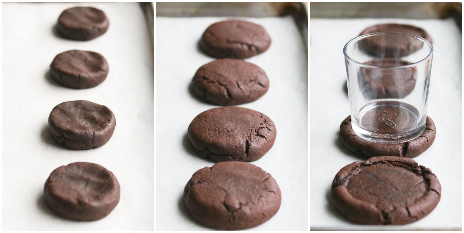 Soft and chewy chocolate cookies topped with a creamy chocolate cheesecake mousse and finished with a silky smooth drizzle of chocolate ganache!
